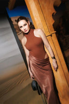 Vera Asymmetrical Cut Out Maxi Dress - WEUXS