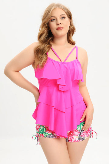 (L-5XL) Plus Size Tankini Swimsuit | Dress In Beauty