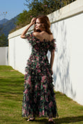 Nola Ruched Floral Maxi Dress | Dress In Beauty