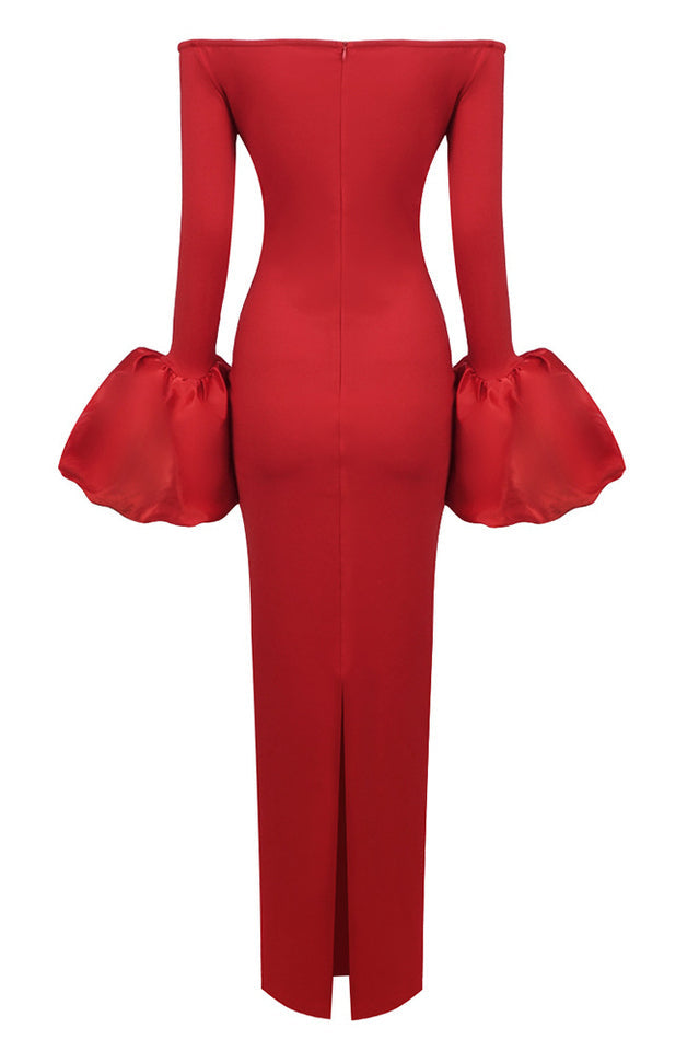 Talia Oversized-Cuffs Gown | Dress In Beauty