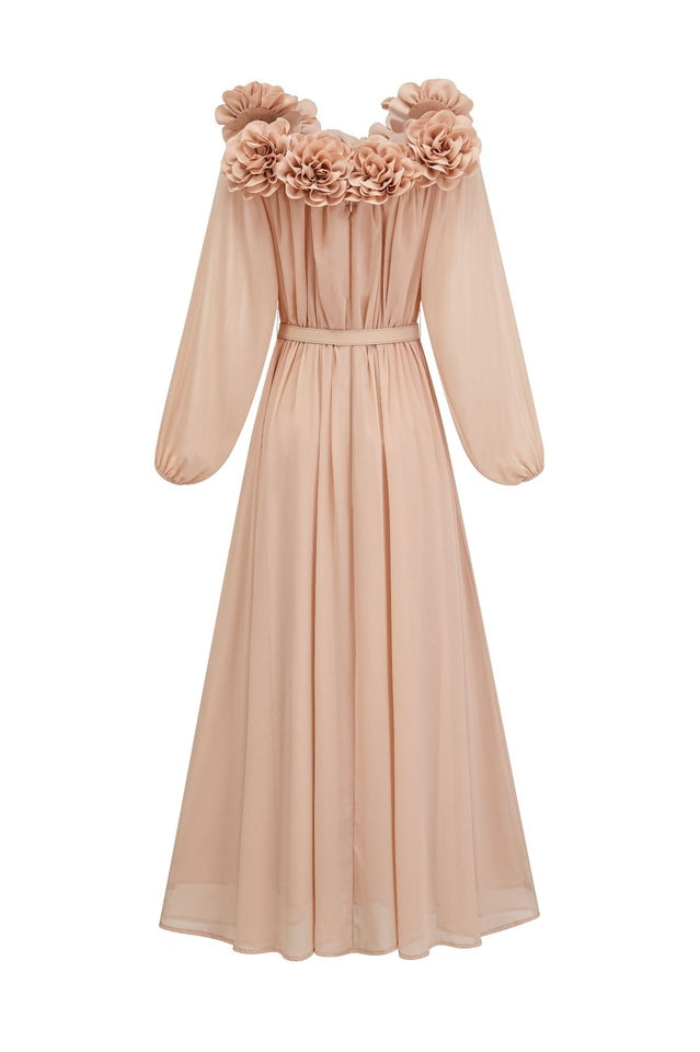Ascella Flower Shoulder Maxi Dress | Dress In Beauty