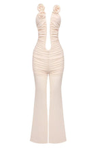 Vissarion 3D Flower Pleat Jumpsuit - WEUXS