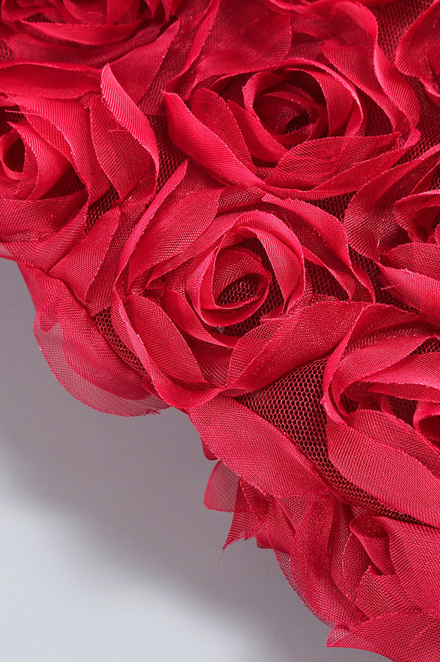 Strapless Corset Floral A Line Dress | Dress In Beauty