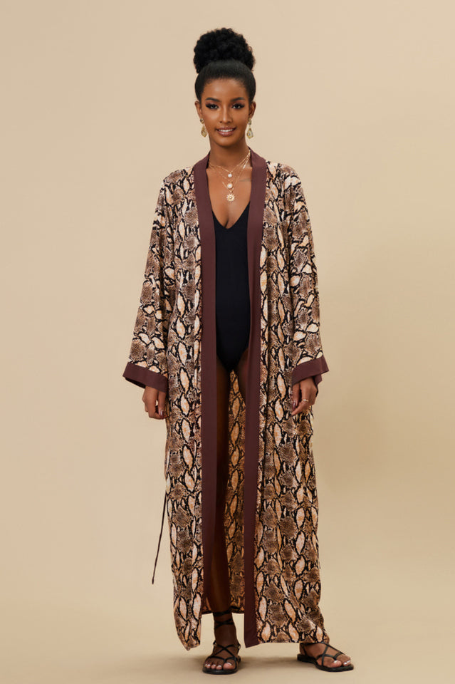 Print Belted Kimono Dress | Dress In Beauty