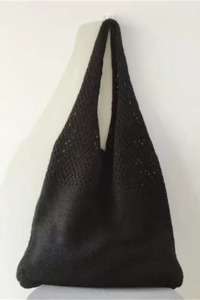 Knit Design Shoulder Bag | Dress In Beauty