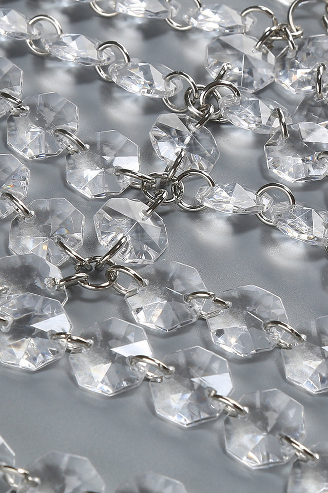 Halter Crystal Braided Bardot Maxi Dress | Dress In Beauty