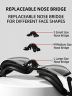 Adult anti-fog swimming goggles with adjustable strap and mirrored lenses - View 21 | WEUXS