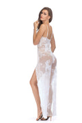 High Slit Backless Boho Cocktail Gown - Dress In Beauty