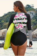 One Piece Rashguard Wetsuit Sun Protection - Dress In Beauty