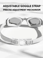 Adult anti-fog swimming goggles with adjustable strap and mirrored lenses - View 22 | WEUXS