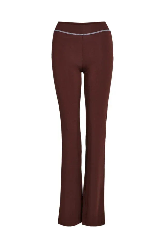 Zipper V-Neck Hoodie and Track Pant Set - View 14 | WEUXS