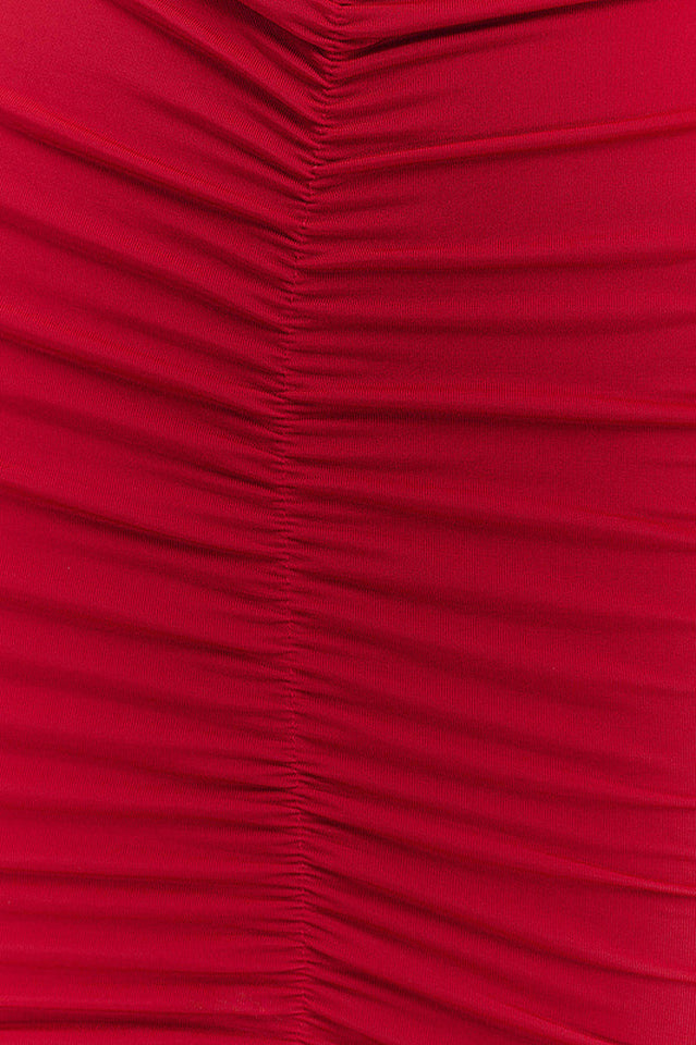 Slinky Off Shoulder Mesh Mini Dress | Dress In Beauty