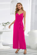 Sleeveless Tie-Waist Jumpsuit | Dress In Beauty