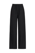 Wide leg pants set with draped cape sleeves and halter neckline - View 13 | WEUXS