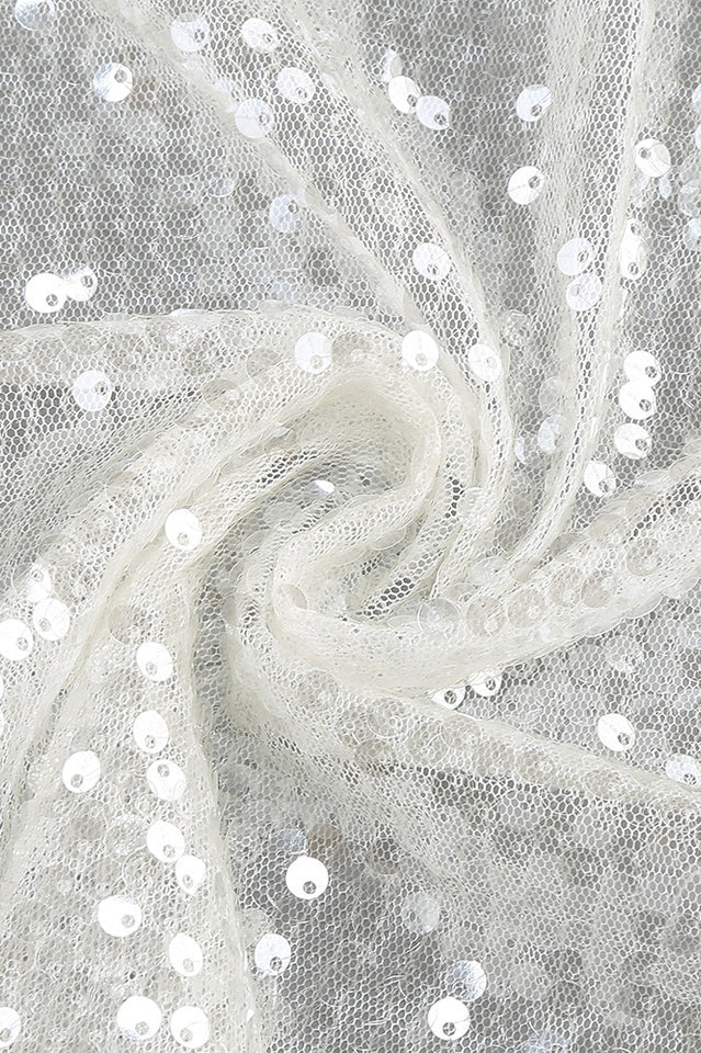 Bobbie White Halter Sequin Maxi Dress | Dress In Beauty