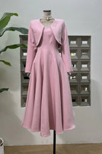 Women's midi dress and jacket set - View 7 | WEUXS
