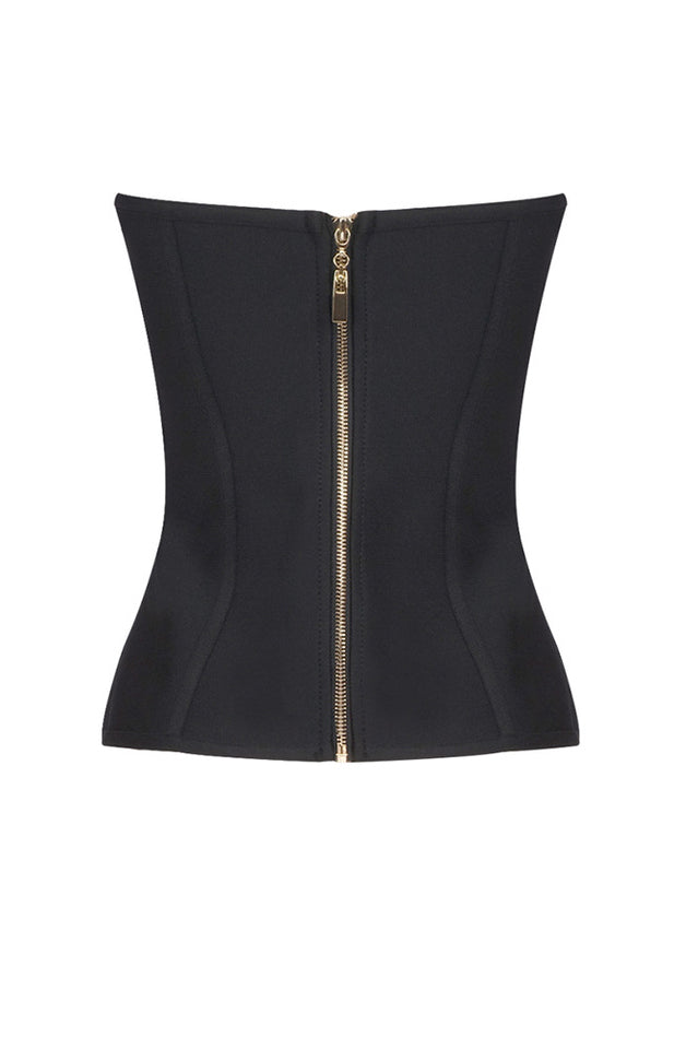 Paityn Black Bandage Bustier Set | Dress In Beauty