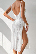 Open Back Hollow Out Slit Cover-Up | Dress In Beauty
