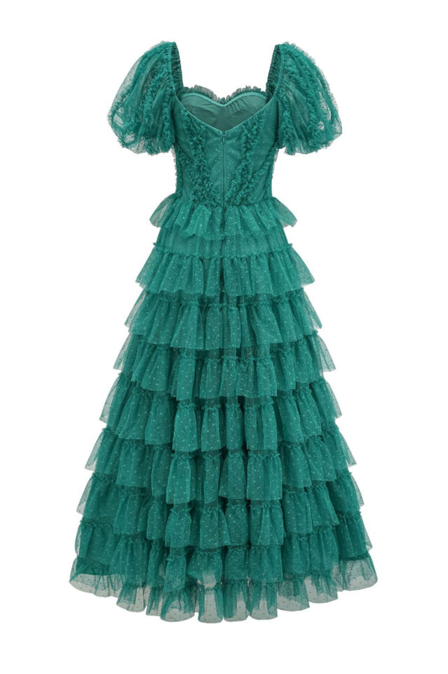 Lisette Ruffle Off Shoulder Gown | Dress In Beauty