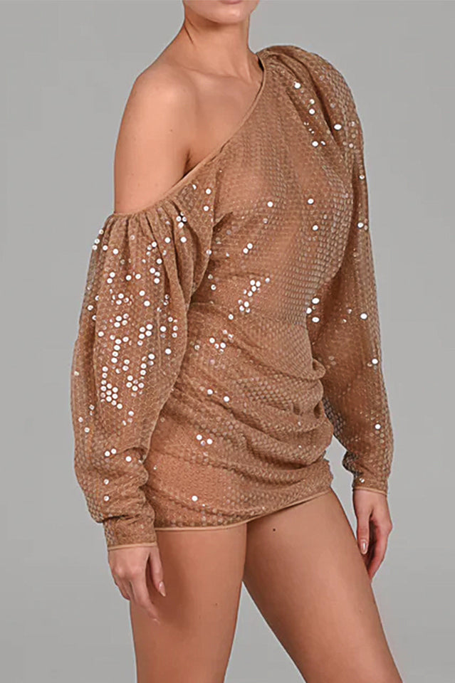 Pippa Dress In Beige | Dress In Beauty