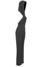Hooded wide leg jumpsuit - View 19 | WEUXS