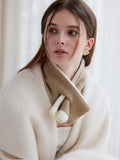 Knit Cross Scarf - View 6 | WEUXS