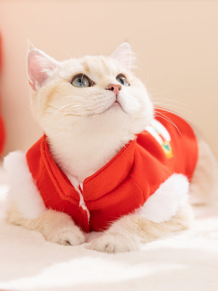 Pet Tang Suit Vest with Lion Dance Embroidery - View 6 | WEUXS