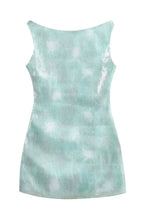 Sheila Asymmetrical Sequin Mini Dress - WEUXS