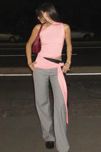 Asymmetrical one shoulder top - View 20 | WEUXS