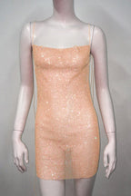 Nancy Glitter Mini Dress - WEUXS