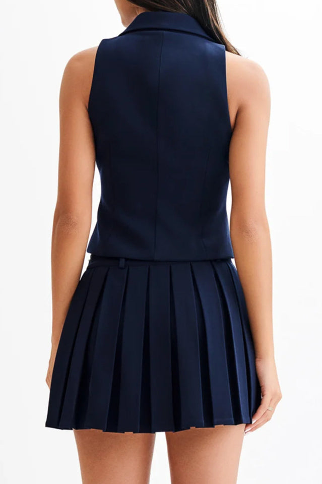 Mura Pleated Mini Skirt Set | Dress In Beauty