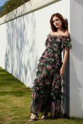 Nola Ruched Floral Maxi Dress | Dress In Beauty