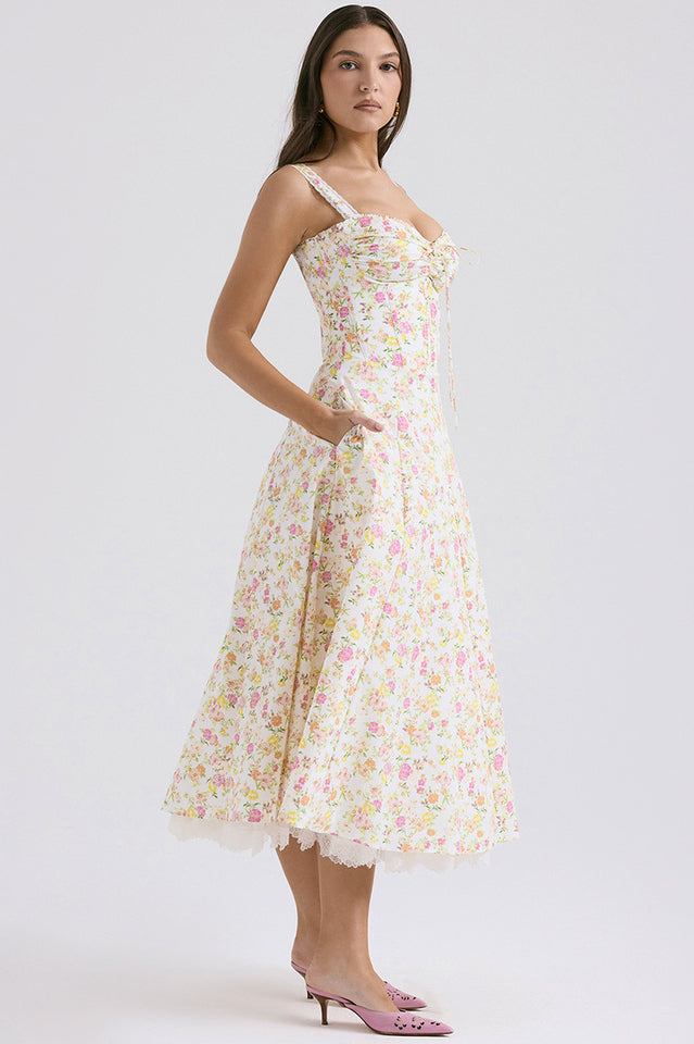 Rosalee Print Cotton Sundress | Dress In Beauty