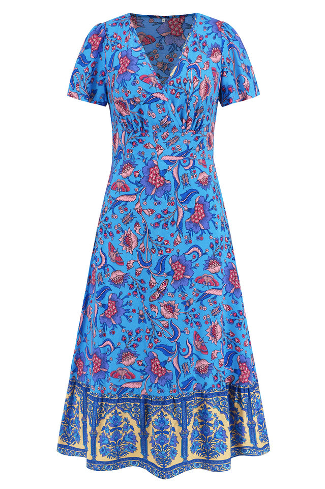 Kamoni Floral Print Boho Maxi Dress | Dress In Beauty