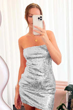 Sparkly Tube Dress - WEUXS