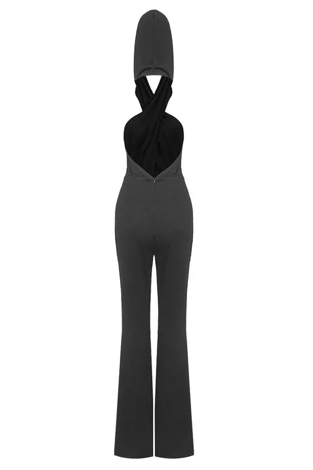 Wide leg hooded jumpsuit - View 20 | WEUXS