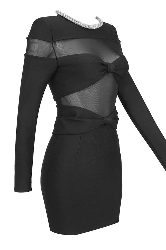 Simone Embellished Mini Dress - View 17 | WEUXS