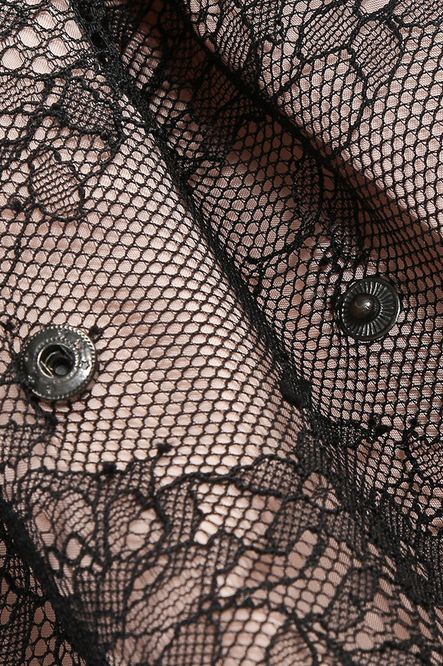 Elizabeth Strapless Lace Puff Dress | Dress In Beauty