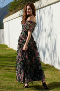 Nola Ruched Floral Maxi Dress | Dress In Beauty