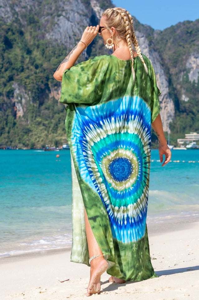 Tropical Pattern Kimono Blouse ( 29 Colors ) | Dress In Beauty