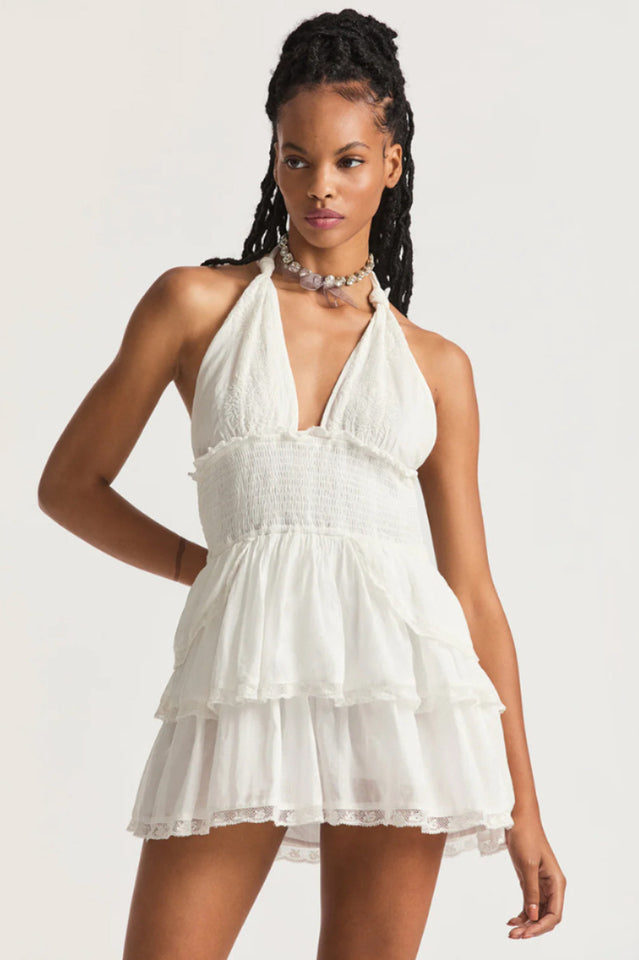 Deanna Floral Halter Dress | Dress In Beauty