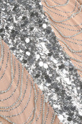 Halterneck Sequin Crystal Embellished Gown | Dress In Beauty