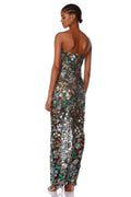 Kamames Strapless Floral Sequined Maxi Dress | Dress In Beauty