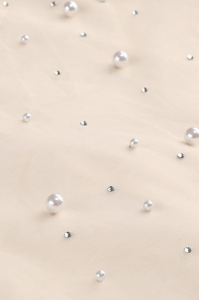 Pearl Crystal Side Cut Out Maxi Dress | Dress In Beauty