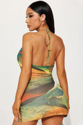 Sunset Halter Wrap Dress | Dress In Beauty