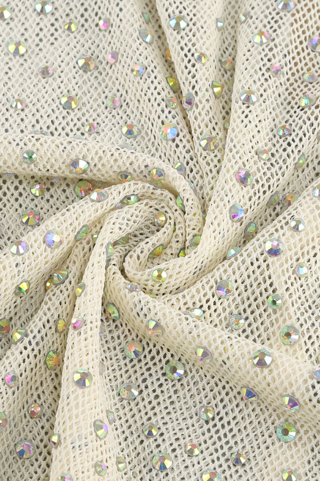 Long Sleeve Sequin Crystal Dress | Dress In Beauty