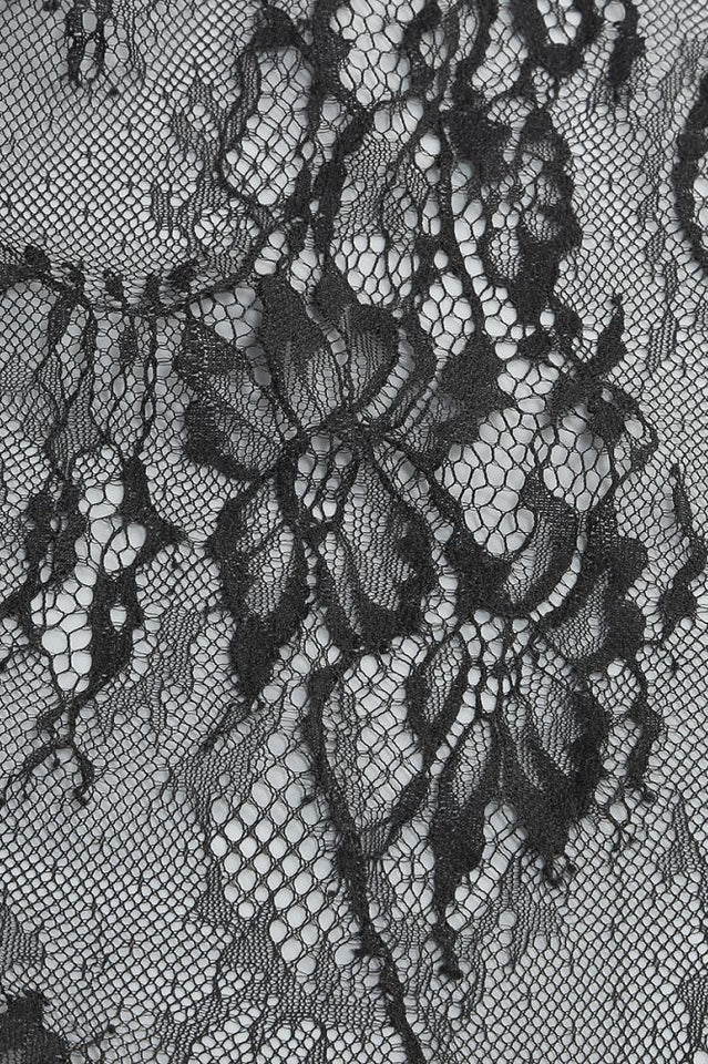 Queena Strapless Feather Trim Lace Dress | Dress In Beauty