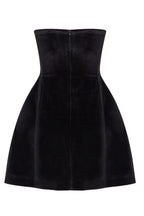 Red crystal heart mini dress - View 13 | WEUXS