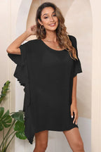 Ruffle Loose Beach Cover Up Dress - View 8 | WEUXS