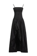 Strapless Ruched Puff Maxi Dress | Dress In Beauty